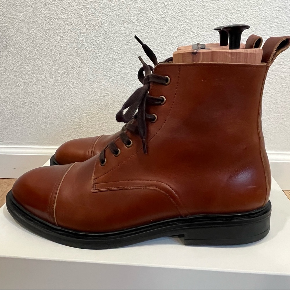Oliver Cabell SB1 Service Boots Natural Size 9/EU42 - studded rubber sole - Picture 2 of 8